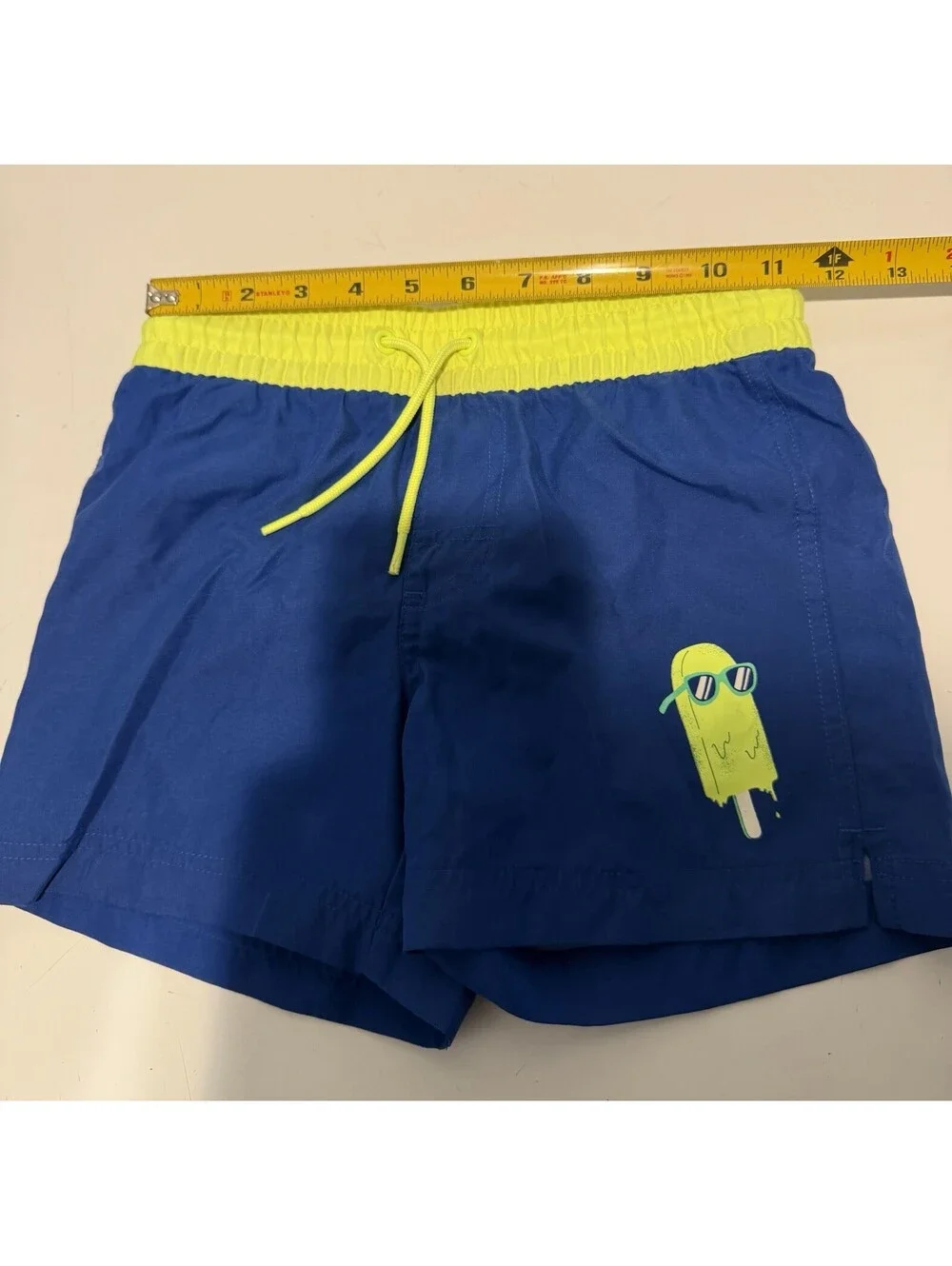 Kids Boys Old Navy Trunk Size Small (6-7) Blue Yellow